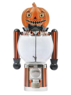 Halloween Ashland 23.5” Jack-O’-Lantern Gumball Machine Tabletop Decor. New.